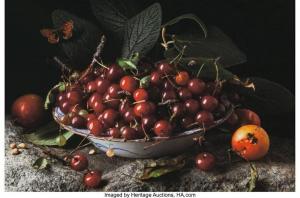 TAVORMINA PAULETTE 1949,Red Cherries and Plums, after Giovanna Garzoni (fr,2011,Heritage 2022-05-24