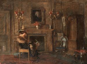 TAYLER Albert Chevallier 1862-1926,Lady seated by the fire,Bonhams GB 2017-07-04