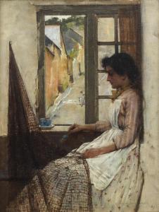 TAYLER Albert Chevallier 1862-1926,The window seat,1889,Bonhams GB 2024-03-20