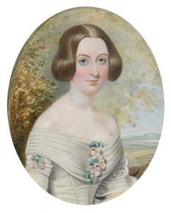 TAYLER Charles Foot 1820-1853,Miss Poynter,1849,Woolley & Wallis GB 2023-09-05