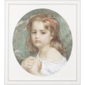 TAYLER Edward 1828-1906,study depicting a young girl holding an apple,Fellows & Sons GB 2023-03-03