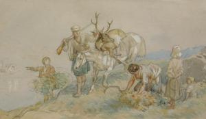 TAYLER John Frederick 1802-1889,Returning from the hunt,Golding Young & Mawer GB 2018-05-23