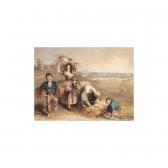 TAYLOR Alfred Henry 1832-1868,the gleaners,1838,Sotheby's GB 2001-09-26