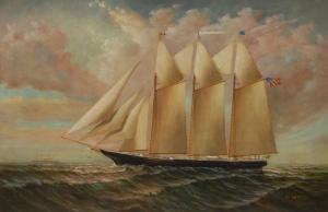 TAYLOR D 1800-1800,Sailing Ship in High Seas,Bamfords Auctioneers and Valuers GB 2019-09-04