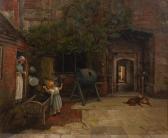 TAYLOR Edward Richard 1838-1911,The Village Well,1879,Mallams GB 2020-06-25