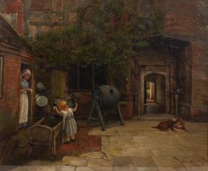 TAYLOR Edward Richard 1838-1911,The Village Well,1879,Mallams GB 2020-06-25