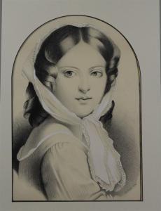 TAYLOR EM 1800-1800,PORTRAIT OF A YOUNG GIRL,1874,Potomack US 2012-02-11