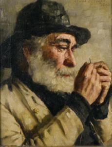 TAYLOR Ernest E 1800-1900,The Fisherman,1898,Adams IE 2007-09-26