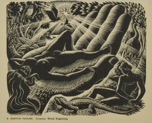 TAYLOR Ernest Mervyn 1906-1964,Creation,1948,Webb's NZ 2024-03-12