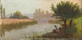 taylor harwood james 1860-1940,Boys fishing on a summer day,Bonhams GB 2009-11-23