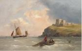 TAYLOR Henry King 1799-1869,Fishermen pulling in their nets off a fortified he,Christie's 2004-05-26