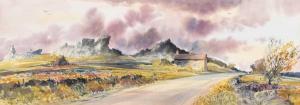 Taylor Ivan 1946,Autumn - Moorland Cottage, Ramshaw Rocks, The Roac,Peter Wilson GB 2024-03-28
