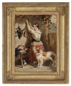 TAYLOR James Fraser 1877-1913,Scullery Gamestress,New Orleans Auction US 2020-03-28