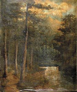 TAYLOR Jay C 1800-1800,FOREST LANDSCAPE,Charlton Hall US 2007-09-08