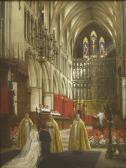 TAYLOR Leonard Campbell 1874-1969,A WEDDING IN SOUTHWARK CATHEDRAL,Sworders GB 2019-02-26