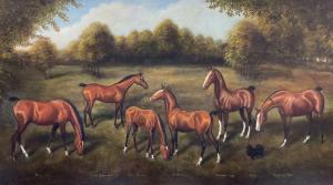 TAYLOR Michael John 1950,Hackney Ponies and Pomeran,20th century,Duggleby Stephenson (of York) 2023-10-27