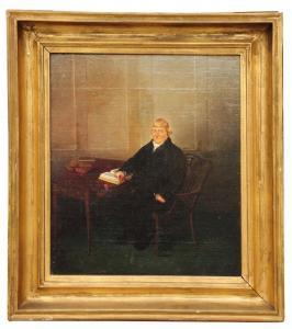 TAYLOR Stephen 1817-1849,Portrait of a gentleman seated at a table,Mallams GB 2019-02-27