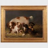 TAYLOR Stephen 1817-1849,Spaniel and Puppies,1827,Stair Galleries US 2023-03-09
