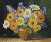 TAYLOR Walter 1875-1943,Still Life with Larkspur, Calendulas, and Daisies,Rosebery's GB 2018-09-26