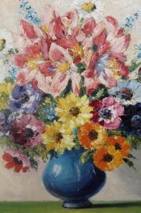 TAYLOR Walter 1875-1943,vase of flowers,Lawrences of Bletchingley GB 2022-09-06