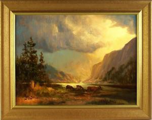 TAYSON SR. Lyle 1924-2014,Wyoming wilderness landscape,California Auctioneers US 2014-12-07
