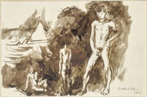 TCHELITCHEW Pavel 1898-1957,THREE NUDE YOUTHS,1932,Sotheby's GB 2018-06-05