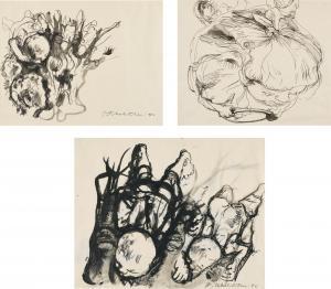 TCHELITCHEW Pavel 1898-1957,THREE STUDIES FOR HIDE AND SEEK,1940,Sotheby's GB 2016-06-07