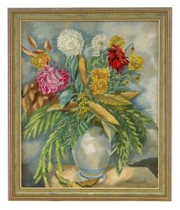 TCHERKESSOFF Yuri Yurievich 1900-1943,Still Life with Flowers,Stockholms Auktionsverket 2008-03-13