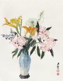 TCHUNPI FAN 1898-1986,FLOWER IN VASE,China Guardian CN 2015-04-06