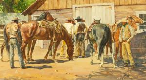 TEAGUE Donald 1897-1991,The Middle and the Low,1947,Jackson Hole US 2023-09-16
