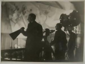 TEDESCO Jean,Portrait de Marcel L'Herbier sur un tournage, Vieu,1930,Binoche et Giquello 2009-12-10