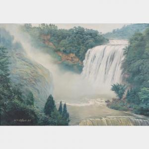 TEE Chua Mia 1931,Waterfall,1993,33auction SG 2024-01-20