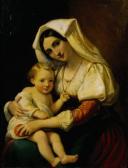 TEERLINK Abraham 1776-1857,Mother and child,Adams IE 2007-07-03