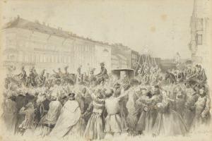 TEICHEL Franz 1816,Procession of Alexander II,Rosebery's GB 2020-11-24