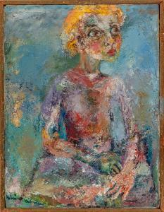 TEICHMAN Sabina 1905-1983,Untiled (Seated Female),Skinner US 2022-08-02