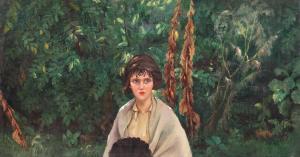 TEISANU Misu 1884-1944,In the Garden,1913,Artmark RO 2018-02-06