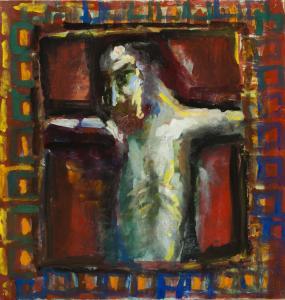 TEISSIG Karel 1925-2001,Crucified,1946,Palais Dorotheum AT 2014-09-20
