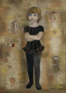 TEJERO DELHY 1904-1968,"Retrato de niña".,Fernando Duran ES 2011-06-28