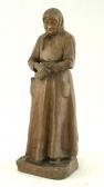 TELCS Ede, Edouard 1872-1948,Standing elderly woman,1899,Gorringes GB 2010-02-10