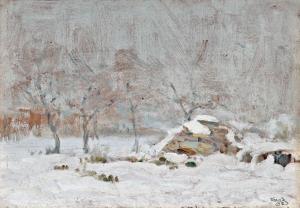 TELEK Antal 1881,Winter landscape,1923,Nagyhazi galeria HU 2015-03-25