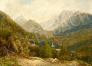 TELEPY Karoly, Karl 1828-1906,Autumn in the High Tatras,Kieselbach HU 2022-10-14