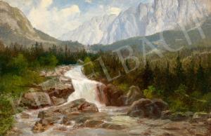 TELEPY Karoly, Karl 1828-1906,Landscape from the Tatra,1903,Kieselbach HU 2022-12-20