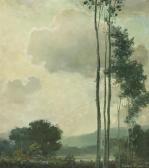 TELLANDER Frederic 1878-1968,Landscape,1920,Hindman US 2014-05-16