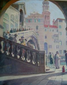 TELLANDER Frederic 1878-1968,VENETIAN SCENE,Freeman US 2003-06-22