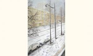 TELLIER Sophie 1961,une parisienne sous la neige,Aguttes FR 2005-09-22