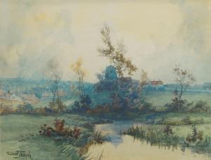 TEMPLE Robert Scott 1874-1900,Waterside views,Rosebery's GB 2022-06-22