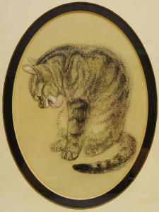 TEMPLE Vere Lucy 1900-1900,Portrait of a Cat,David Duggleby Limited GB 2018-09-08