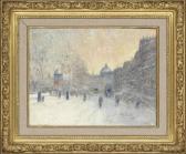 TEN CATE Siebe Johannes 1858-1908,A Parisian boulevard in Winter,1907,Christie's GB 2013-08-13