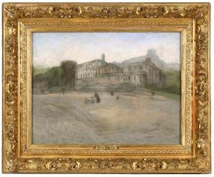 TEN CATE Siebe Johannes 1858-1908,View of a Parisian Esplanade,Brunk Auctions US 2024-01-11