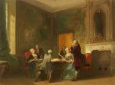 TEN KATE Herman Fred. Carel 1822-1891,A Rococo Style Interior,Lempertz DE 2015-03-18